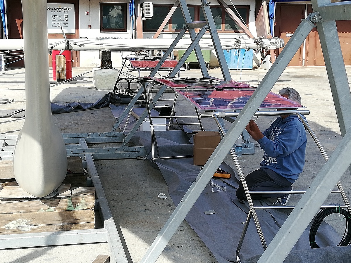 Hanse 455 Rollbar 2